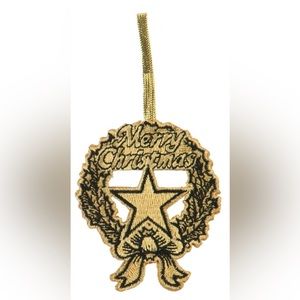 US Army Embroidered Ornament Medallion - Gold set of 10